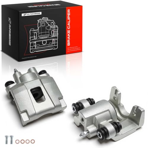 A-Premium Rear Left and Right Side Disc Brake Caliper without Bracket - style: Rear Driver and Passenger
