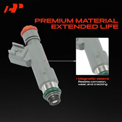 A-Premium Set of 4 Fuel Injectors Compatible with Saab
