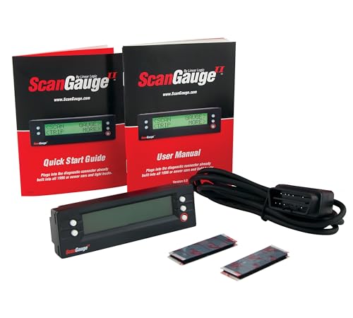 ScanGauge SG2 Ultra Compact 3-in-1 Automotive Computer with Customizable Real-Time Fuel Economy Digital Gauges for OBD2 Vehicles