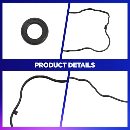 VS50741R Valve Cover Gasket for Honda Civic 1.8L 2006-2015 HR-V 1.8L 2016-2017, for Acura ILX 2.0L 2013-2015, Gasket Set Replace VS50563,12341RNAA01,30522RNAA01,VS50741R - size: VS50741R
