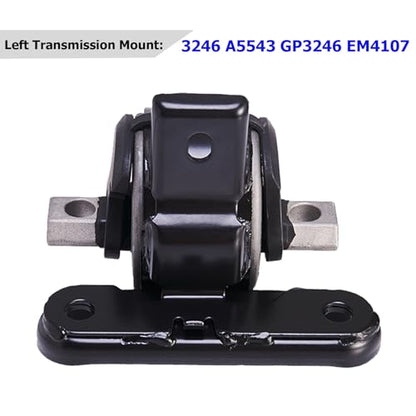 Engine Motor Mount & Trans Mount Compatible with 2011-2019 Dodge Journey 3.6L FWD 2011-2014 Dodge Avenger Chrysler 200 3.6L Replacement for 3274 3167 3256 3246 A5551 A5443 A5632 A5543 - size: Dodge Journey 3.6L 2011-2019