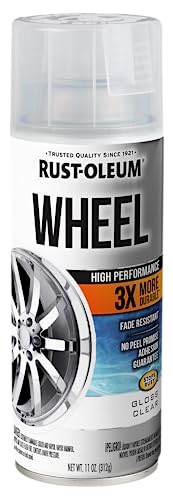 Rust-Oleum High Performance Wheel Spray Paint, Gloss Clear - color: Gloss Clear, size: 11 Ounce (Pack of 1)
