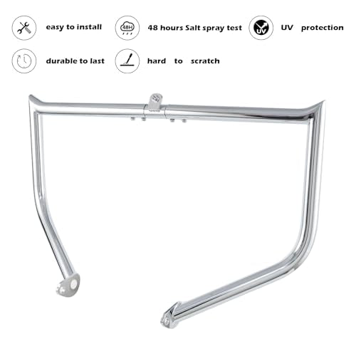 Kinglemc Crash Bar Engine Guard for Harley Davidson Touring(Chrome-D) - color: Chrome-D