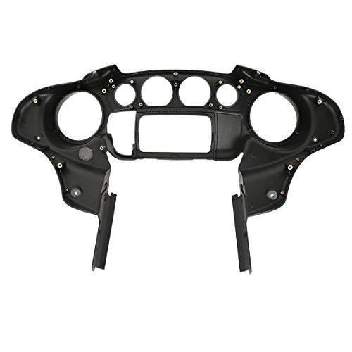 Front Outer Inner Batwing Upper Fairing Cowl with Speaker Enclosure Cover Fit for 2014-later Harley Davidson Touring Electra Glide Street Glide and Trike models