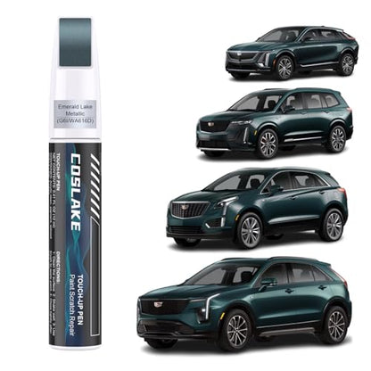 Car Touch Up Paint(Emerald Lake Metallic(G6I/WA616D)) for Cadillac - color: Emerald Lake Metallic(G6I/WA616D) for 2025 XT4/2024 XT4/2025 XT5/2024 XT5/2025 XT6/2024 XT6/2025 LYRI/2024 LYRIQ