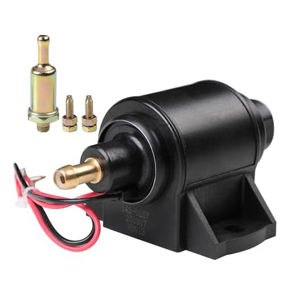 12V Inline Low Pressure Electric Fuel Pump 2-3.5 PSI 28 GPH