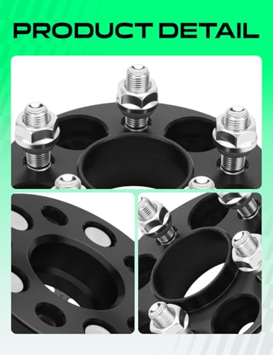YHTAUTO 5x100 Hub Centric Wheel Spacers 1 Inch for Saab, Subaru, Toyota - size: 1 Inch Thickness, style: 4 PCS