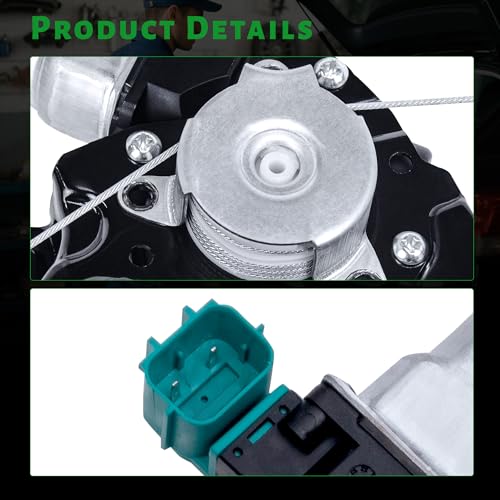Front Passenger Side Power Window Regulator with Motor - size: 751-395