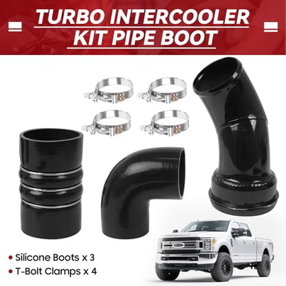 Cold Side Turbo Intercooler Pipe Kit Fit for 2011-2016 Ford F250 F350 F450 F550 Super Duty 6.7L V8 Diese, Replace 667-300