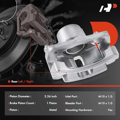 A-Premium Front Right Passenger Disc Brake Caliper with Bracket - style: Front Passenger Side