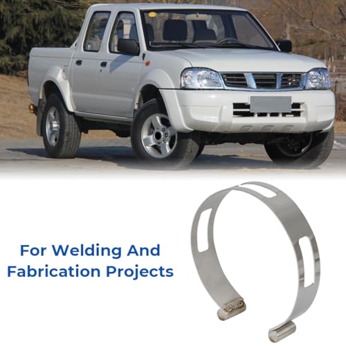 4" Stainless Exhaust Tacking Band Clamp-On For Welding Fabrication - style: 4 inch