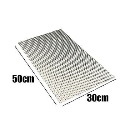 Embossed Aluminum Heat Shield Automotive 12'' x 20'' High Temperature Thermal Barrier Exhaust Electrical For Cars/Turbo Manifold - size: 12 inch W x 20 inch L