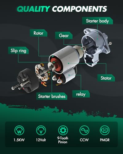 SCITOO Starter Fit For Chevrolet Aveo 2004-2008 1.6L 6726N - size: 6726N
