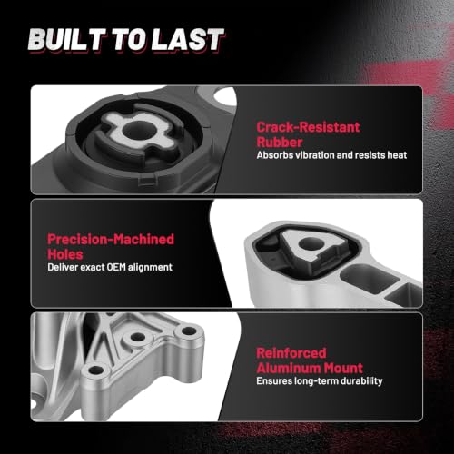 BDFHYK Engine Motor Mount Set Compatible with Fiat 500 2013 1.4L L4 - size: 2012-2018 Fiat 500