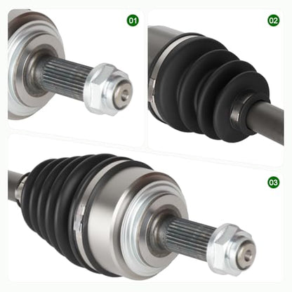 Front Left Driver Side CV Axle Shaft Assembly for Honda Element L4 2.4L 2003 2004 2005 2006 2007 2008 2009 2010 2011, Replacement for 66-4213 - size: 26.63 inch(Left), style: Front Left Driver Side