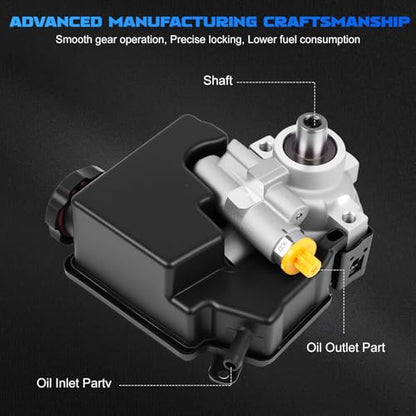 20-55982 Power Steering Pump fit for 2005-2009 Allure LaCrosse 3.8L - size: 20-55982
