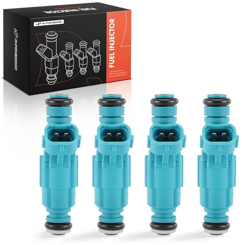 A-Premium 12 Holes Set of 4 Fuel Injectors Compatible with Kia