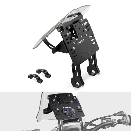 NICECNC GPS Mount Bracket Kit, Mini Fairing Aluminum Accessories,Black