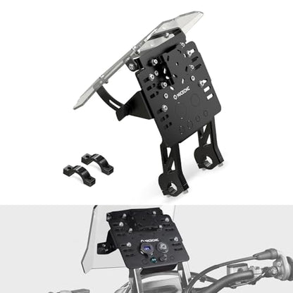 NICECNC GPS Mount Bracket Kit, Mini Fairing Aluminum Accessories,Black