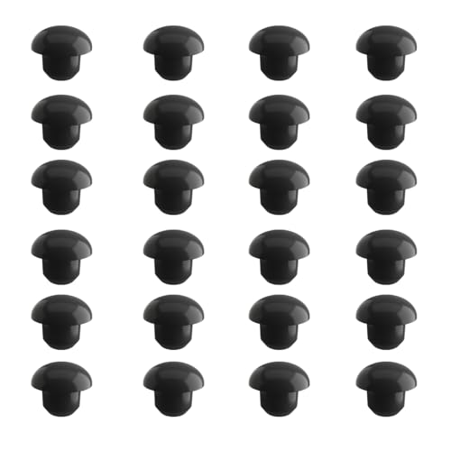 Bottle Jack Floor Jack Oil Filler Plug, 8mm Rubber Hydraulic Jack Oil Plug, Flat-Head Hydraulic Filler Bung for Oil Reservoir Hole, Horizontal Jack Hydraulic Top Pressure Rod Accessories (24PCS) - size: 24PCS