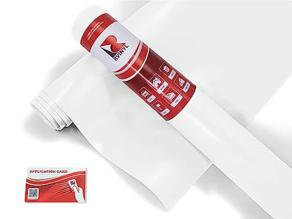 RVINYL Avery Dennison SW900 116-O Supreme Vinyl Vehicle Wrapping Film, Car Wrap Sheet Roll in Satin White, 36in x 60in with Application Card - color: Satin White, size: 3ft x 5ft