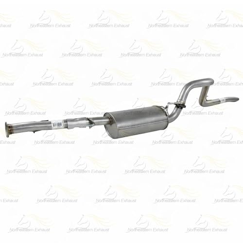 Exhaust Muffler and Tail Pipe System Kit Compatible with Toyota FJ Cruiser 2007-2014 4.0L | Stainless Steel | Northeastern Exhaust | Includes Gaskets, Hangers and Bolt Kit | Direct-Fit Replacement