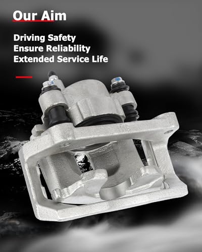 cciyu Rear Right Disc Brake Caliper Assembly w/Bracket 18-B4836 For Dodge - size: Rear Right[18-B4836]