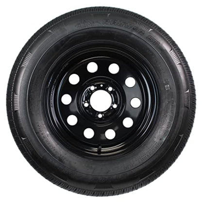 eCustomrim 2-Pack Radial Trailer Tire Rim Assembly ST205/75R15 5 Lug Black