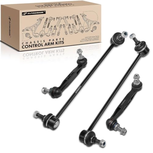 A-Premium Front & Rear Sway Bar Link Stabilizer Bar End Link Kit
