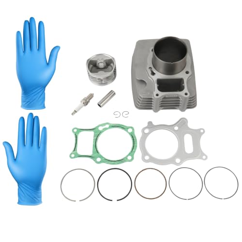 ECCPP 253CC Cylinder Piston Gasket Top End Rebuild Kit for Honda Recon 250 - size: 253.2CC-12100-HN6-000