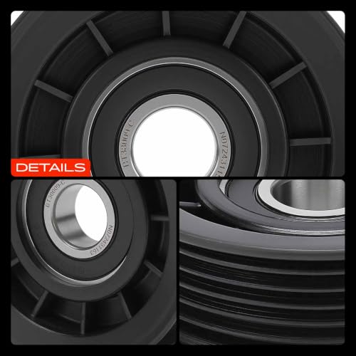 A-Premium Belt Tensioner Pulley Compatible with Ford, Chevrolet, GMC, Jeep