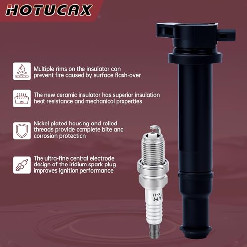 UF499 Ignition Coils & Spark Plugs Tune Up Kit, 4 Pack - size: UF499 & Spark Plugs