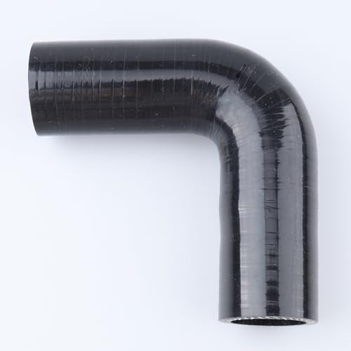 AC PERFORMANCE ID 1.25" 90° Degree Elbow Silicone Hose Coupler Black - color: Black, size: ID 1.25" (32mm)