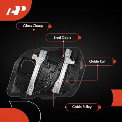 A-Premium Front Driver Side Power Window Regulator with Motor (6-Pin) - style: Front Driver Side (LH)
