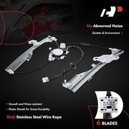 A-Premium Front Driver Side Power Window Regulator with Motor (6-Pin) - style: Front Driver Side (LH)