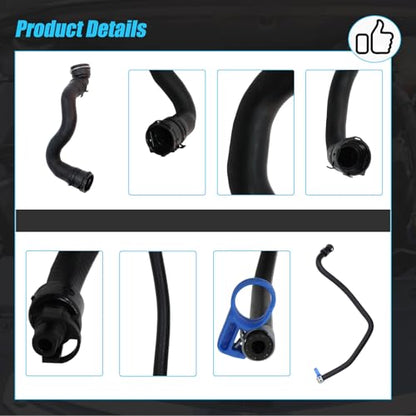 AUCERAMIC Engine Radiator Coolant Set Fit 2011-2016 for Chevy Cruze 1.4L
