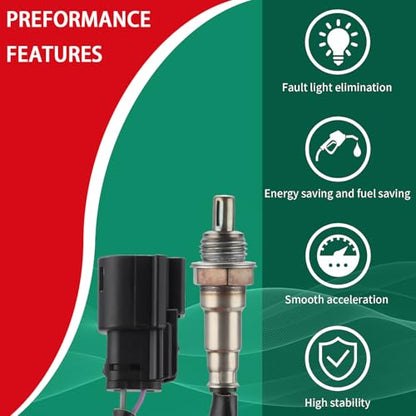 O2 Oxygen Sensor Heated Air Fuel Ratio Compatible with Harley Davidson Road King Road Glide Ultra Electra Glide Replace# 27809-10 - size: 27809-10