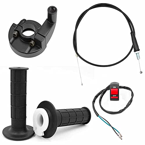 22mm Twist Throttle Handle Grips with Kill Switch for 50cc-250cc