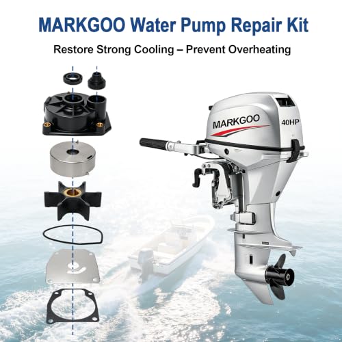 MARKGOO Water Pump Repair Kit 5006511 for Johnson Evinrude 40-65HP Outboard - color: 5006511 fits 40 50 55 60 65HP