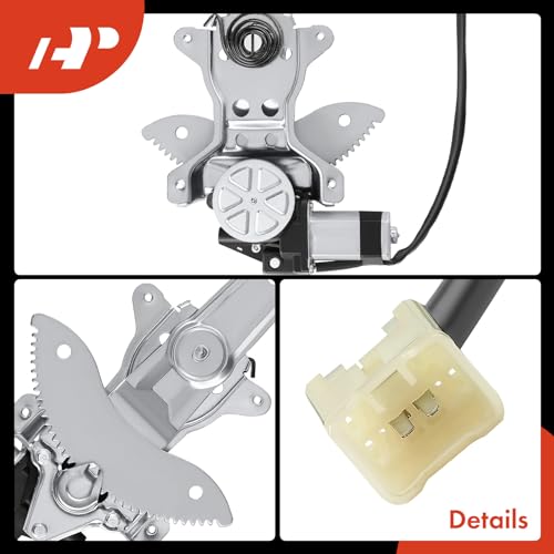 A-Premium Front Driver Side Power Window Regulator with Motor (2-Pin) - style: Front Driver Side (LH)