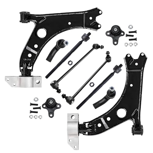 Detroit Axle - Front 10pc Suspension Kit Audi A3 Quattro VW Eos Golf GTI - size: 10CS4800035/10PC