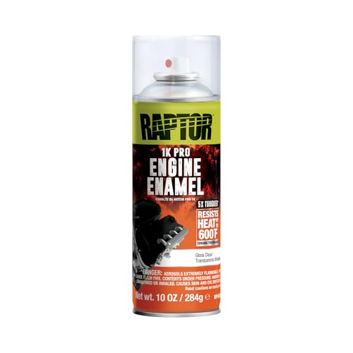 RAPTOR Engine Enamel, Automotive Spray Paint, Gloss Clear - color: Gloss Clear, style: Engine Enamel