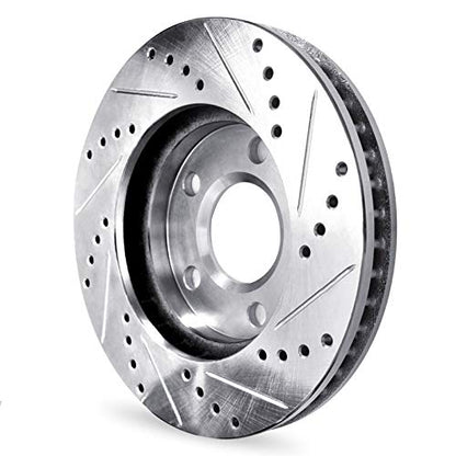 R1 Concepts Front and Rear Brake Kit Fits 2019-2022 Ram 1500 - size: Front and Rear