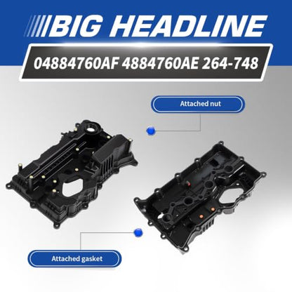 Valve Cover Compatible with Optima Santa Sonata 2015-2020
