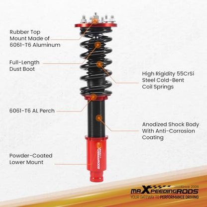 maXpeedingrods Coilover for Honda Acoord 2008-2012, for Acura TSX 2009-2014