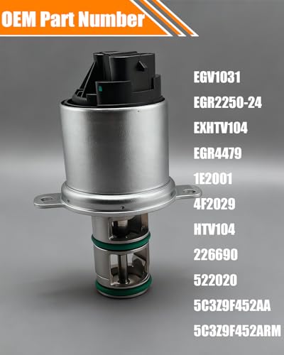 EGR Valve 6.0 Diesel Powerstroke for 2005-2007 Ford F-250 F-350 F-450 F-550 - size: EGR Valve EGV1031