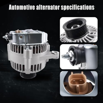 Alternator for 01-06 TJ/Wrangler L6 4.0L 13876N - size: 2001-2006 Wrangler L6 4.0L