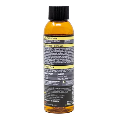 Hot Shot's Secret LX4 Lubricity Extreme Fuel Additive, 4 oz - style: 4 fl. oz. (1 Count)