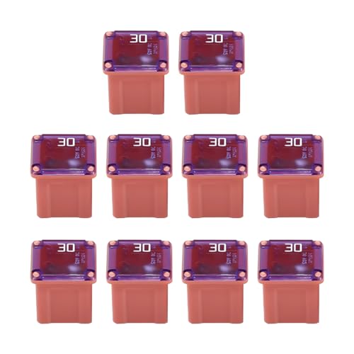 10 Pack 58 V 30 A Low-Profile Micro Cartridge Fuses - color: 30A