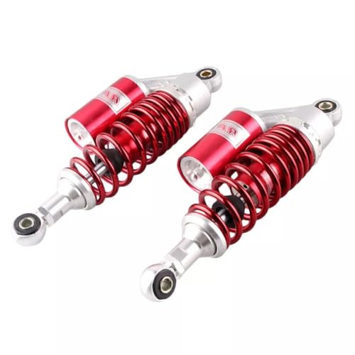 280mm Rear Shock Absorber Suspension Motorcycle ATV Quad 7mm Spring - color: Red